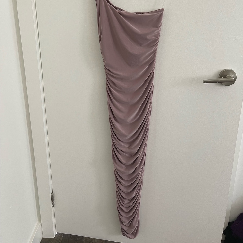 Purple one shoulder dress size small